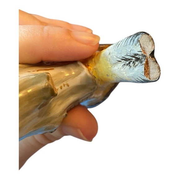 Antique 1700s - 1800s Meissen Eurasian Blue Tit Bird. Rare - Picture 13 of 13